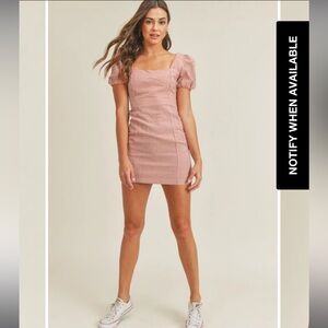 Ophelia gingham mini dress